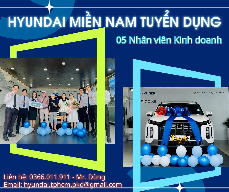 hyundai tuyển dụng tại hyundai tphcm